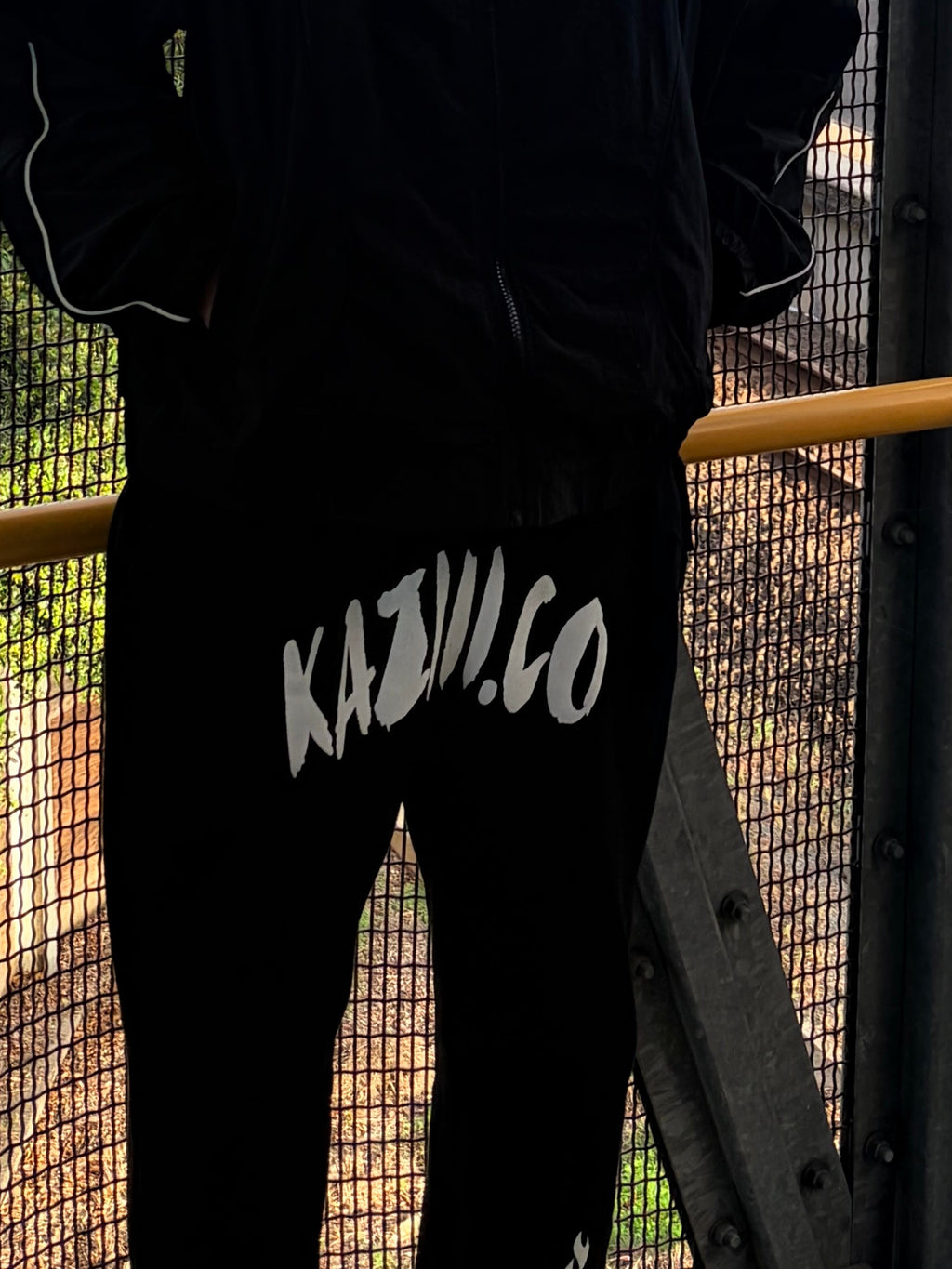 Kaziii.co fire tracksuit pants